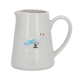 Ceramic mini jug with seagull