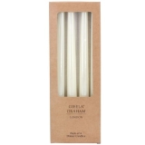 Cream taper dinner candle box of 4