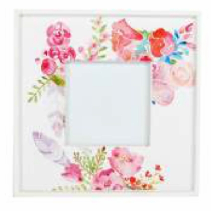 floral-watercolour-square-wood-frame