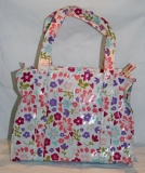Gisela Graham Small PVC floral zip bag