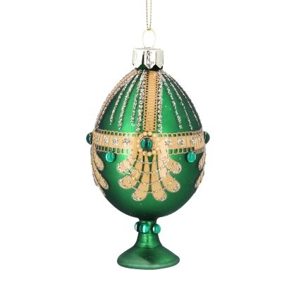 green-glass-jewelled-egg-on-stand