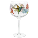 Hummingbird copa glass
