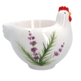 Lavender ceramic hen egg cup