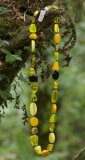 Long multi bead Indiana 110 cm Yellow