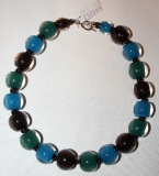 Multi bead necklace med ocean