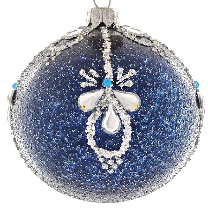 navy-blue-bauble-with-silver-dec-80mm