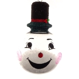 Snowman head bauble