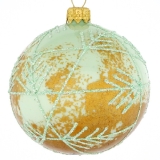 Turquoise and gold bauble