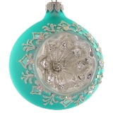 Turquoise bauble with dimple